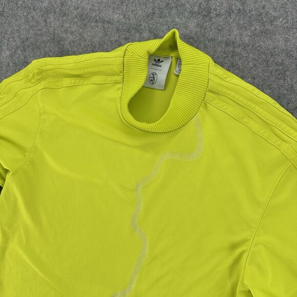 YELLOW ADIDAS ORIGINALS X BLONDEY MCCOY LONG SLEEVE T SHIRT SKATEBOARDING JERSEY - Picture 4 of 5